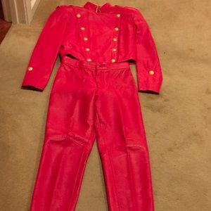 Michael Hoban/North Beach Leather Pant Suit